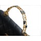 Chanel 22B Enamel Kelly Large Black & Gold Lambskin  