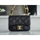 Mini Chanel 22SS Chunky Chain CF Shoulder Bag Lambskin  