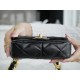 Mini Chanel 22SS Chunky Chain CF Shoulder Bag Lambskin  