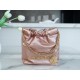 CHANEL 23S Spring/Summer New 22 Mini Bag Rose Gold Calfskin  