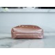 CHANEL 23S Spring/Summer New 22 Mini Bag Rose Gold Calfskin  