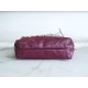 CHANEL 23S Spring/Summer New 22 Mini Bag Burgundy Purple Calfskin  