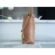 CHANEL 23S Spring/Summer New 22 Mini Bag Caramel Milk Tea Calfskin  