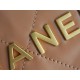 CHANEL 23S Spring/Summer New 22 Mini Bag Caramel Milk Tea Calfskin  