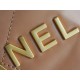 CHANEL 23S Spring/Summer New 22 Mini Bag Caramel Milk Tea Calfskin  