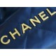 CHANEL 23S Spring/Summer New 22 Mini Bag Navy Blue Calfskin  