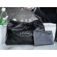 CHANEL 24C Horizontal 22 Bag Black with Silver Hardware  