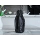 CHANEL 24C Horizontal 22 Bag Black with Silver Hardware  