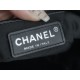 CHANEL 24C Horizontal 22 Bag Black with Silver Hardware  