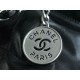 CHANEL 24C Horizontal 22 Bag Black with Silver Hardware  