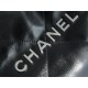 CHANEL 24C Horizontal 22 Bag Black with Silver Hardware  