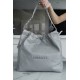 CHANEL 22P Bag Grey with Silver Hardware Medium  