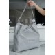 CHANEL 22P Bag Grey with Silver Hardware Medium  