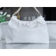 CHANEL 24C Horizontal 22 Bag White with Gold Hardware  