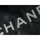 CHANEL 24C Horizontal 22 Bag Black with Silver Hardware  