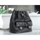 CHANEL 23B Atelier Backpack Black Calfskin