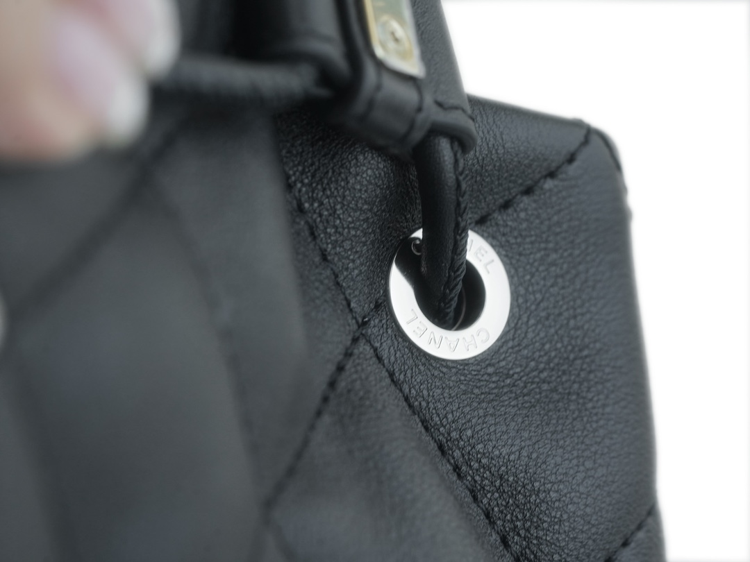 CHANEL 23B Atelier Backpack Black Calfskin