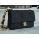 Chanel 22S Denim Shoulder Bag  