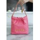 Chanel 23S Spring/Summer New 22 Mini Bag, Coral Pink, Calfskin  