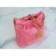 Chanel 23S Spring/Summer New 22 Mini Bag, Coral Pink, Calfskin  