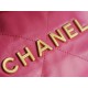 Chanel 23S Spring/Summer New 22 Mini Bag, Coral Pink, Calfskin  