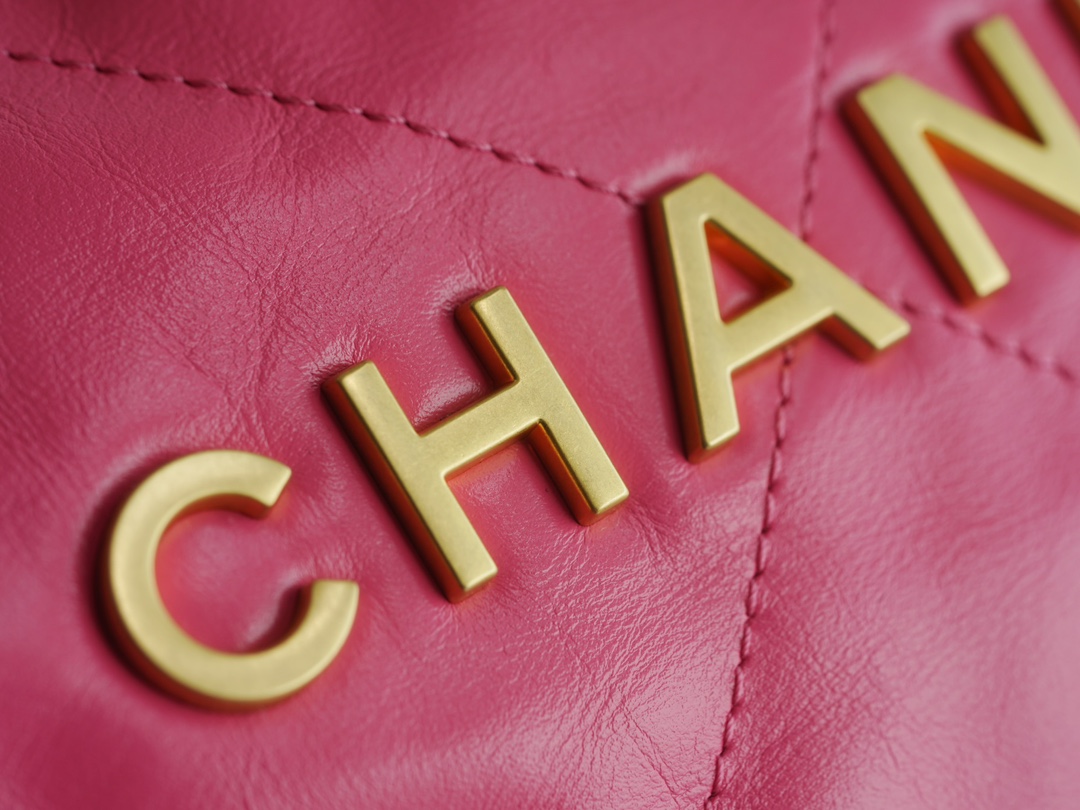 Chanel 23S Spring/Summer New 22 Mini Bag, Coral Pink, Calfskin  