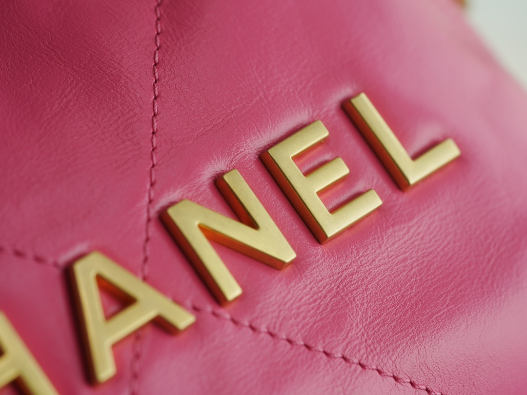 Chanel 23S Spring/Summer New 22 Mini Bag, Coral Pink, Calfskin  