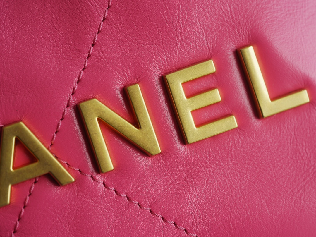 Chanel 23S Spring/Summer New 22 Mini Bag, Coral Pink, Calfskin  