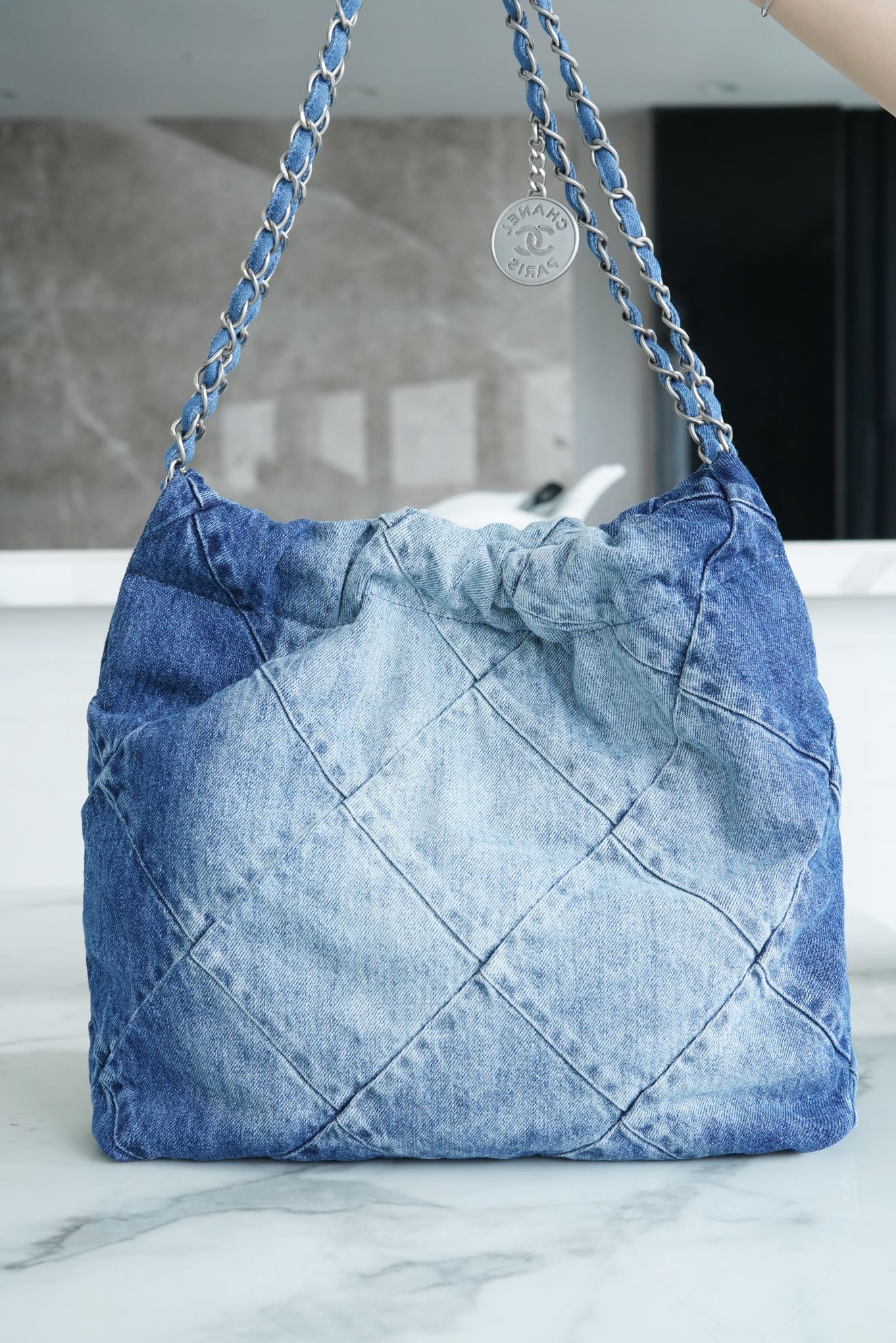 Chanel Denim 22 Bag, Small  