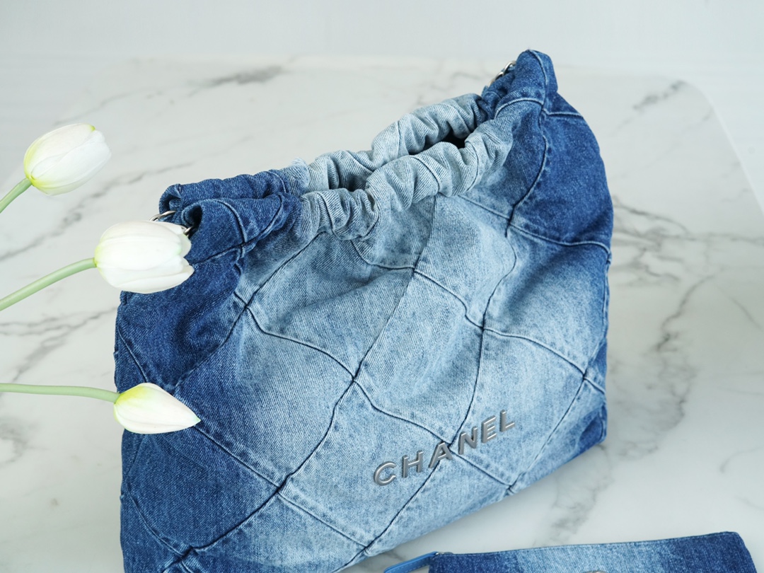 Chanel Denim 22 Bag, Medium  