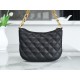 Chanel 23A Hobo Shoulder Bag, Black  