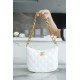 Chanel 23A Hobo Shoulder Bag, White  