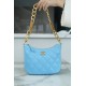 Chanel 23A Hobo Shoulder Bag, Light Blue  