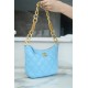 Chanel 23A Hobo Shoulder Bag, Light Blue  