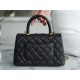 Chanel Coco Handle Small Bag, Black Calfskin  