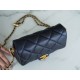 Chanel 21/22 Bullet Shell Square Flap Bag, Pearlescent Black Blue  