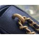 Chanel 21/22 Bullet Shell Square Flap Bag, Pearlescent Black Blue  