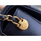 Chanel 21/22 Bullet Shell Square Flap Bag, Pearlescent Black Blue  