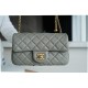 Chanel 22C Metallic Ball Large Mini, Gray Green  