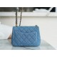 Chanel 22C Denim Metallic Ball CF Square Flap Bag, Chanel Denim Series  