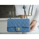 Chanel 22C Denim Metallic Ball CF Square Flap Mini, Chanel Denim Series  