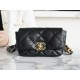 Chanel 19 Bag, Classic Black, Waist Bag, Lambskin  