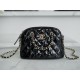 Chanel 23S Patent Leather Shell Bag, Small, Black  