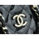 Chanel 23S Patent Leather Shell Bag, Small, Black  