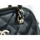 Chanel 23S Patent Leather Shell Bag, Small, Black  