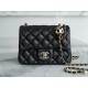 Chanel 23C Football CF Square Flap Bag, Black and White Check  