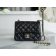 Chanel 23C Football CF Square Flap Bag, Black and White Check  