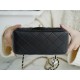 Chanel 23C Football CF Square Flap Bag, Black and White Check  