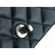 Chanel 23C Football CF Square Flap Bag, Black and White Check  