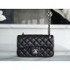 Chanel 23C Football Bag, Black and White Check  